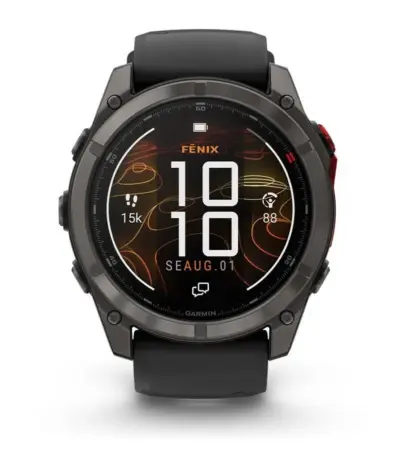 Garmin Fēnix 8 Pro MicroLED Sapphire Carbon Grey Black 51mm