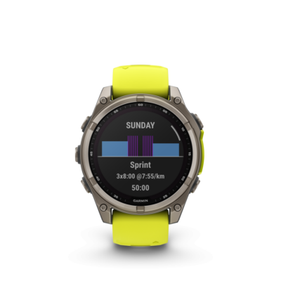Garmin Fēnix 8 Sapphire Solar Amp Yellow Graphite 47mm