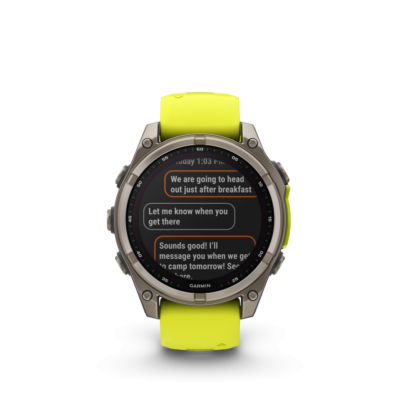 Garmin Fēnix 8 Sapphire Solar Amp Yellow Graphite 47mm