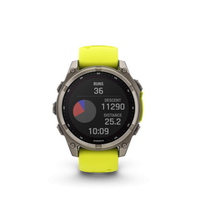Garmin Fēnix 8 Sapphire Solar Amp Yellow Graphite 47mm