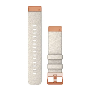 Garmin QuickFit 20 Watch Band Cream Nylon Rose