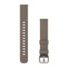 Coffee nylon with cream gold hardware • Spring bar / Quick Release • 14 mm • Nylon