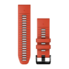 Flame Red / Graphite • QuickFit • 26 mm • Silicone