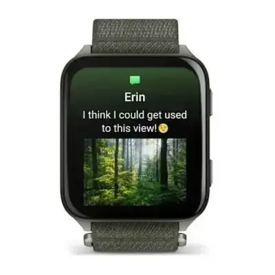 Garmin Venu X1 Titanium Moss