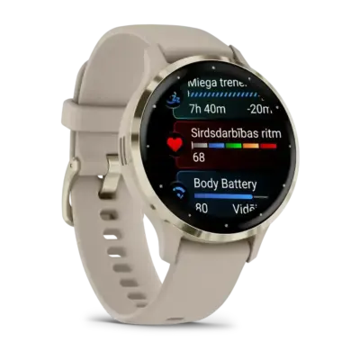 Garmin Venu 3S French Grey Soft Gold