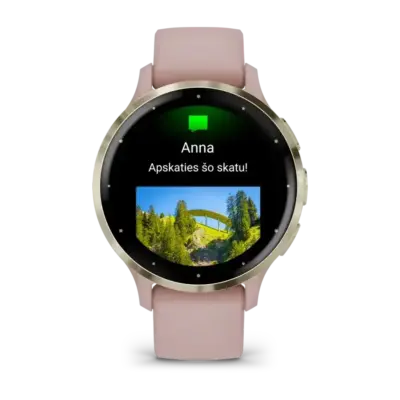 Garmin Venu 3S Pink Dawn Soft Gold