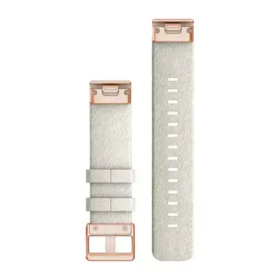 Garmin QuickFit 20 Watch Band Cream Nylon Rose