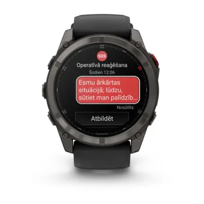 Garmin Fēnix 8 Pro AMOLED Sapphire Carbon Grey Black 51mm