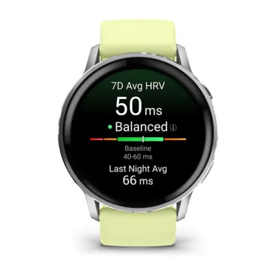 Garmin Venu 4 Silver Yellow 45mm