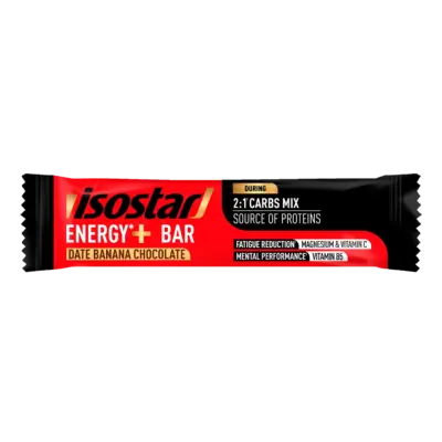 Isostar Long Energy+ Bar Date Banana Choc 32g