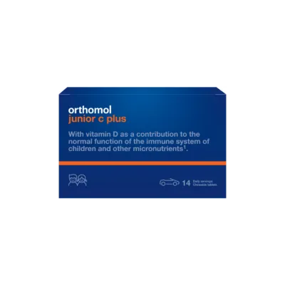 Orthomol Junior C plus, mandarin orange, 30 day servings