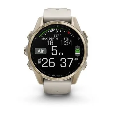 Garmin Fēnix 8 AMOLED Sapphire Soft Gold Gray 43mm