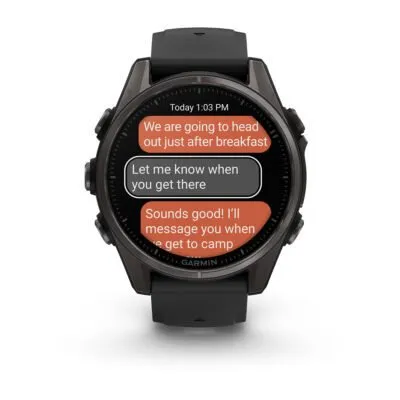 Garmin Fēnix 8 AMOLED Sapphire Carbon Grey Black 43mm