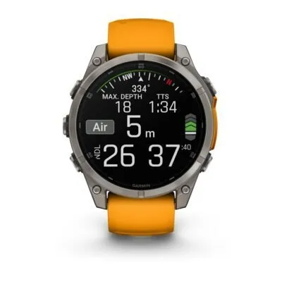 Garmin Fēnix 8 AMOLED Sapphire Graphite Orange 47mm