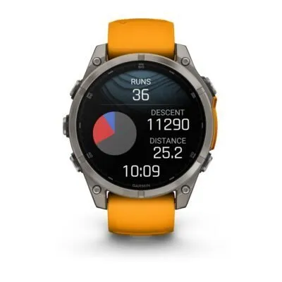 Garmin Fēnix 8 AMOLED Sapphire Graphite Orange 47mm