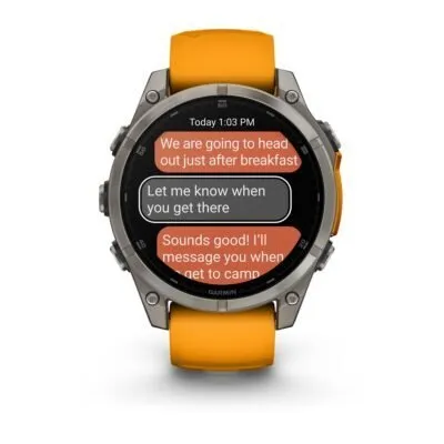 Garmin Fēnix 8 AMOLED Sapphire Graphite Orange 47mm