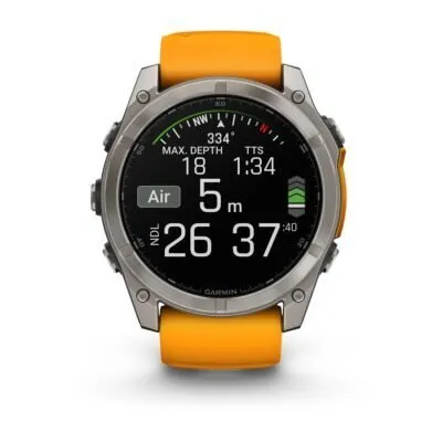 Garmin Fēnix 8 AMOLED Sapphire Graphite Orange 51mm