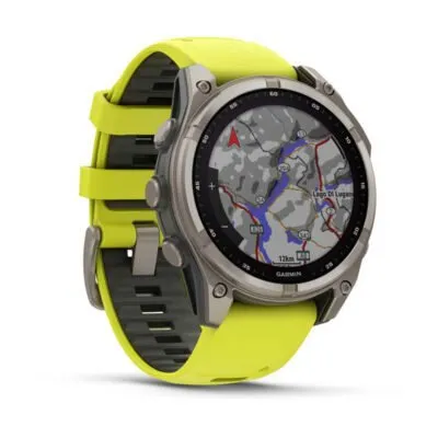 Garmin Fēnix 8 Sapphire Solar Amp Yellow Graphite 47mm