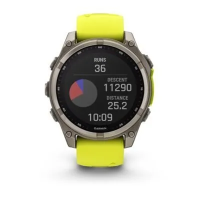 Garmin Fēnix 8 Sapphire Solar Amp Yellow Graphite 47mm