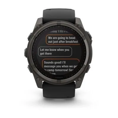 Garmin Fēnix 8 Sapphire Solar Carbon Gray Black 51mm
