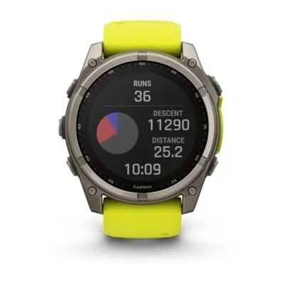 Garmin Fēnix 8 Sapphire Solar Amp Yellow Graphite 51mm