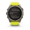 Garmin Fēnix 8 Sapphire Solar Amp Yellow Graphite 51mm