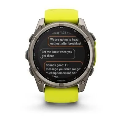 Garmin Fēnix 8 Sapphire Solar Amp Yellow Graphite 51mm