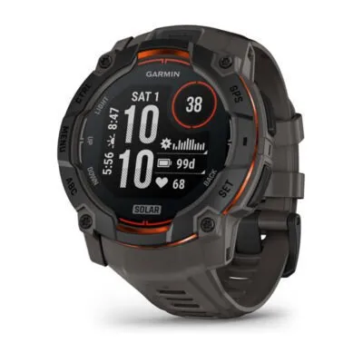 Garmin Instinct 3 Solar Black with Charcoal Bezel 50mm
