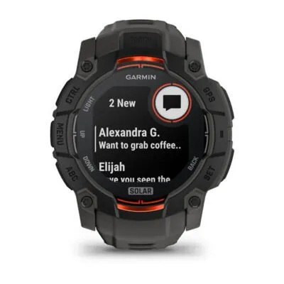 Garmin Instinct 3 Solar Black with Charcoal Bezel 50mm