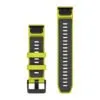 Garmin QuickFit 22 Watch Band Amp Yellow / Graphite Silicone