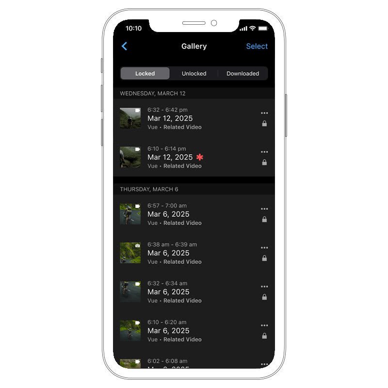 SEE IT ALL IN THE VARIA APP