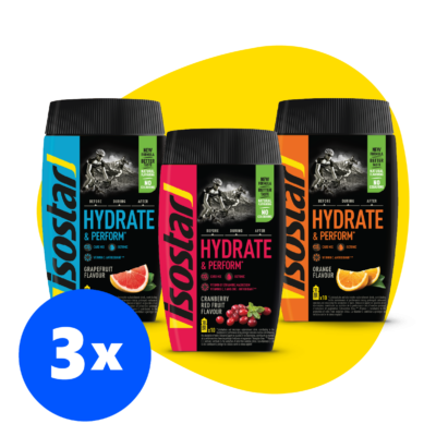 Isostar powder Hydrate & Perform x 3