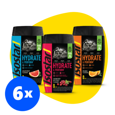 Isostar Hydrate & Perform powders x 6