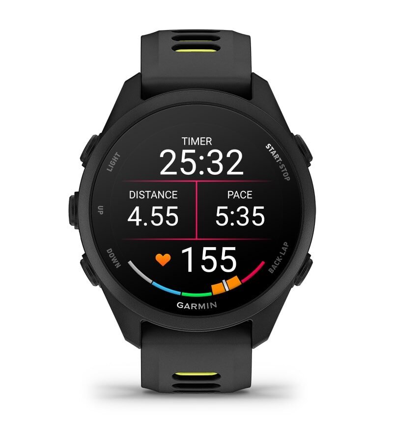 PACE, DISTANCE, HEART RATE
