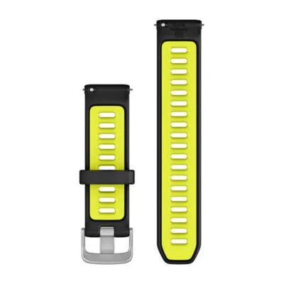 Garmin Quick Release Bands 20 mm Black / Amp Yellow silicone