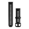 Black • Spring bar / Quick Release • 20 mm • Silicone