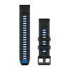 Black / Pilot Blue • QuickFit • 22 mm • Silicone