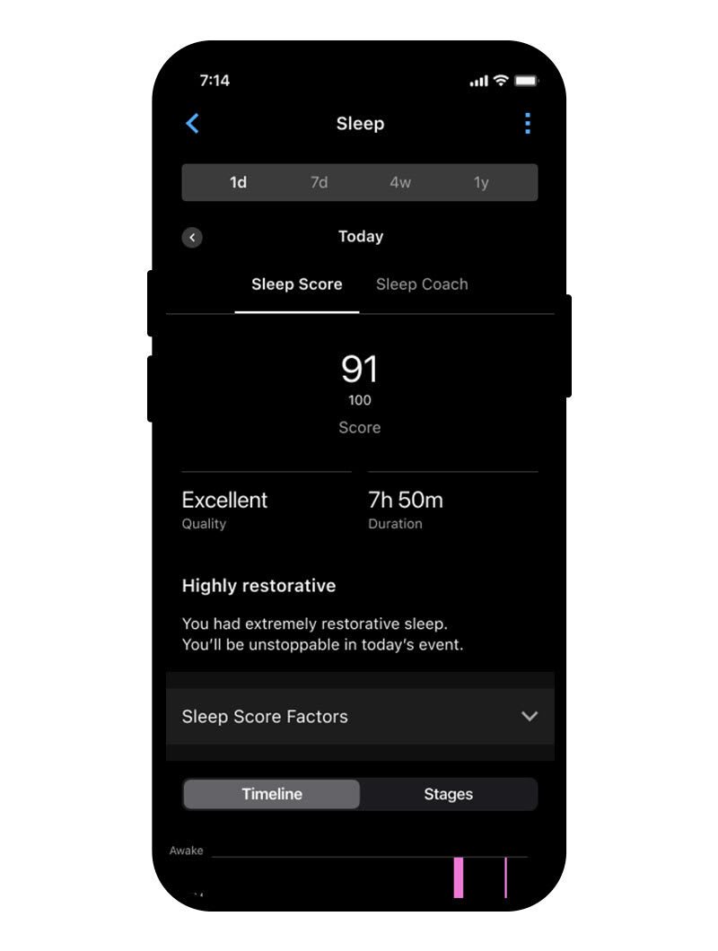 ADVANCED SLEEP TRACKING