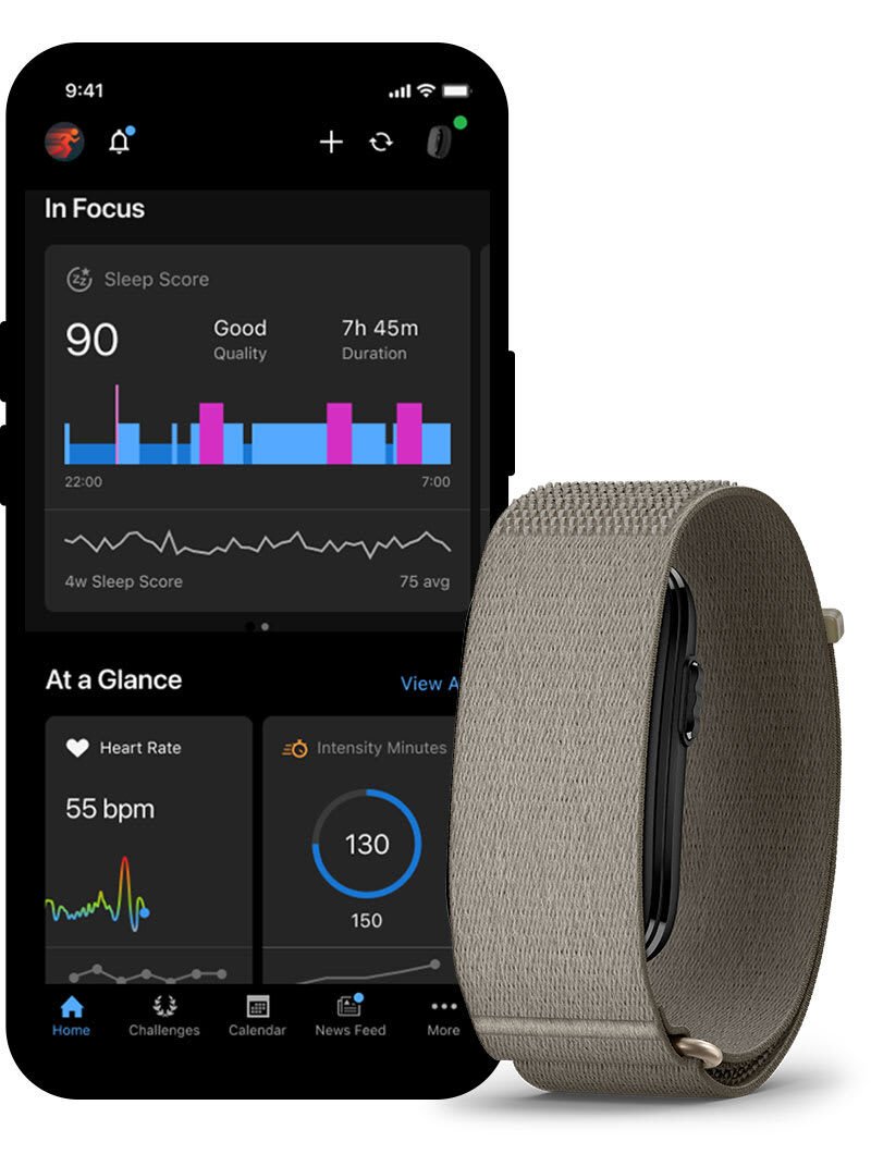 SYNCS WITH GARMIN CONNECT