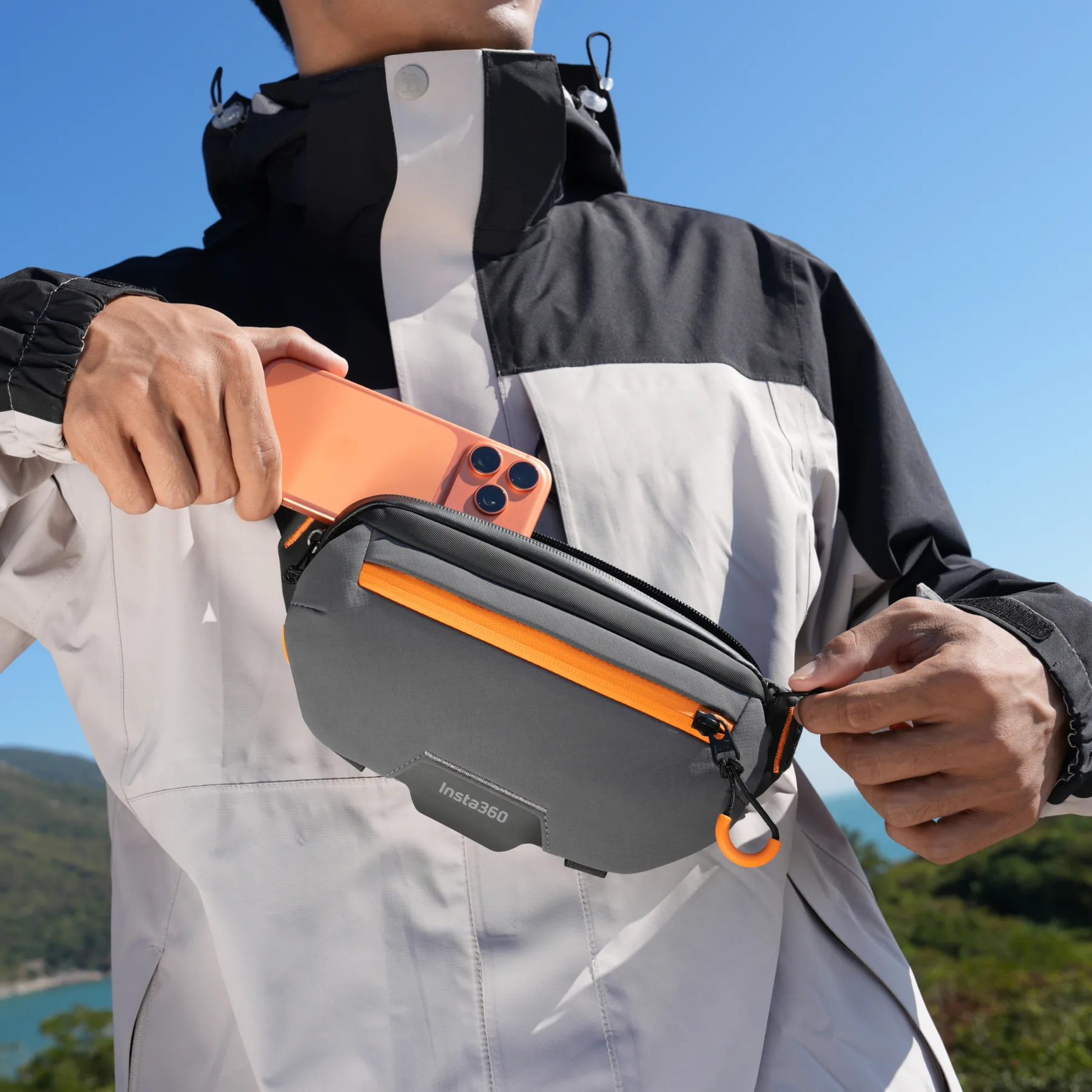 Insta360 Everyday Crossbody Bag, Trail Gray
