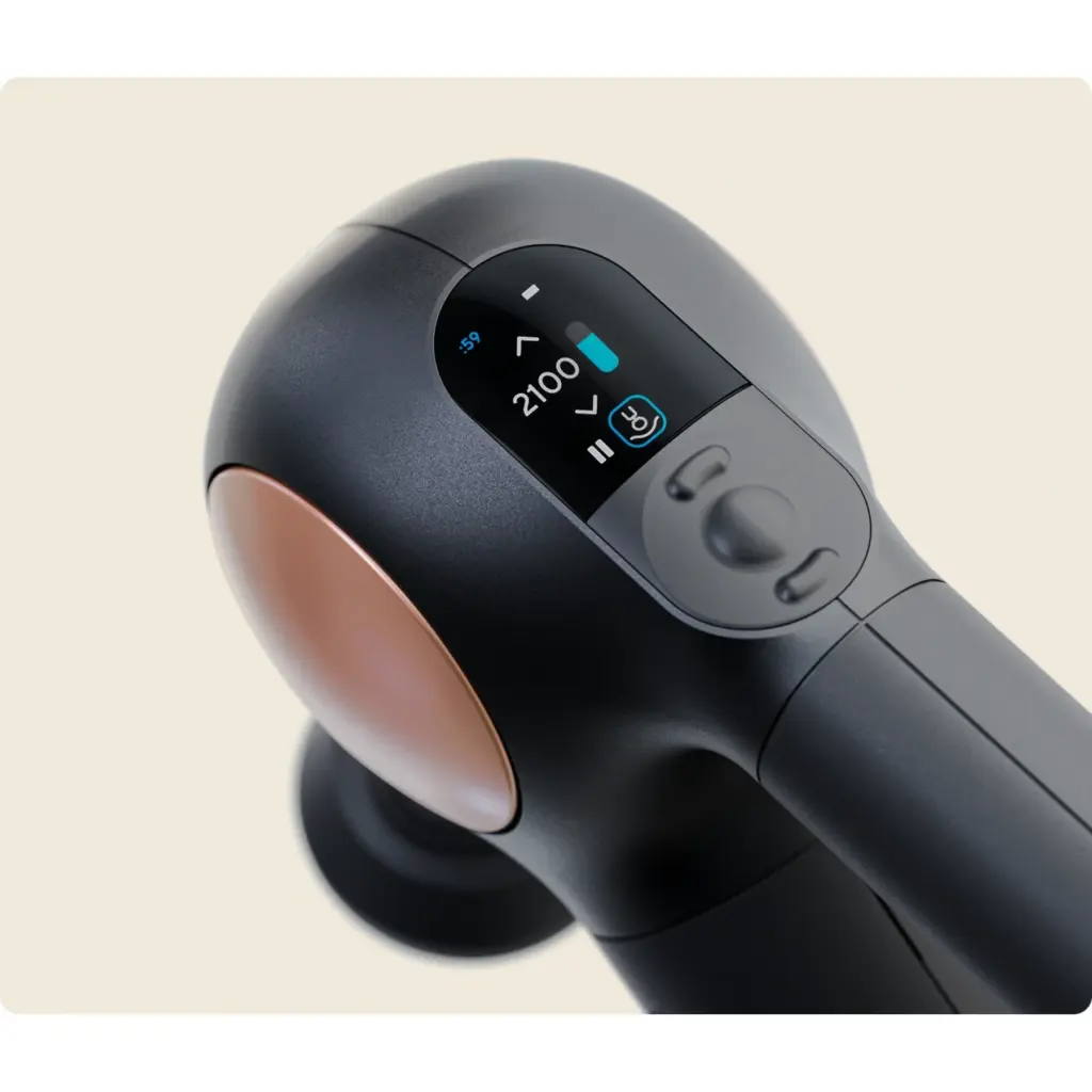 Theragun Sense 2 massage device — product and use view 5