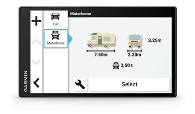 CUSTOM MOTORHOME AND CARAVAN ROUTING