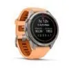 Garmin fēnix 9 Pro inReach 43 mm Titanium / Shell Pink / Autumn Orange Silicone
