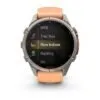 Garmin fēnix 9 Pro inReach 43 mm Titanium / Shell Pink / Autumn Orange Silicone