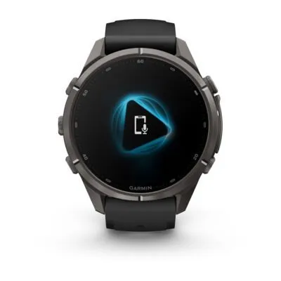 Garmin fēnix 9 Pro inReach 43 mm Carbon Gray DLC Titanium / Black / Pebble Grey Silicone