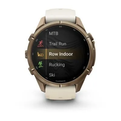 Garmin fēnix 9 Pro inReach 43 mm Autumn Gold Titanium / Cream / French Grey Silicone