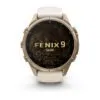Garmin fēnix 9 Pro inReach 43 mm Autumn Gold Titanium / Cream / French Grey Silicone