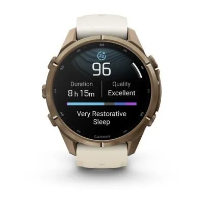 Garmin fēnix 9 Pro 43 mm Autumn Gold Titanium / Cream / French Grey Silicone