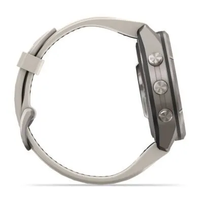 Garmin fēnix 9 Pro inReach 43 mm Titanium / Fog Grey / Dark Sandstone Silicone