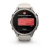 Garmin fēnix 9 Pro inReach 43 mm Titanium / Fog Grey / Dark Sandstone Silicone